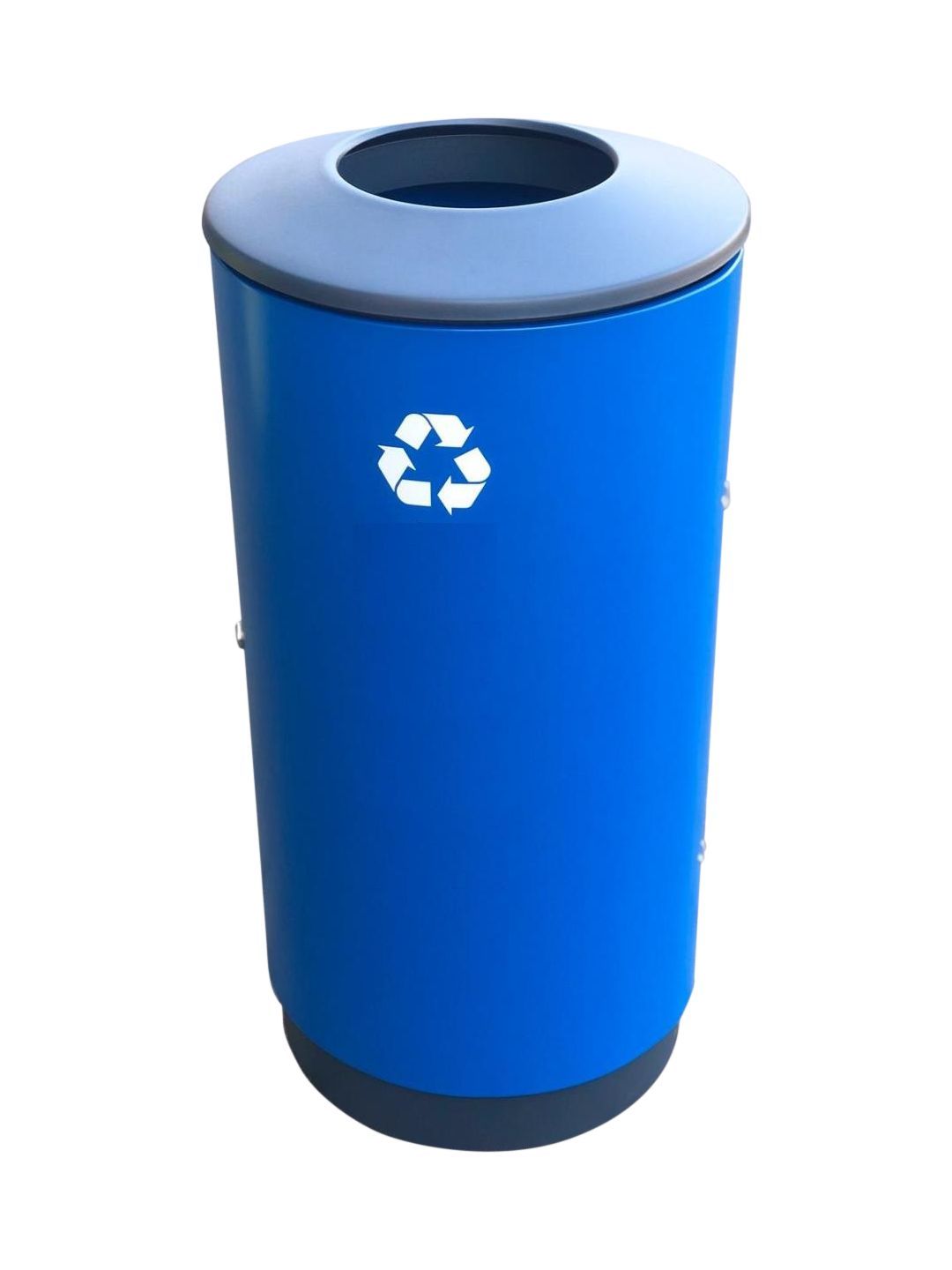 Poubelles tri sélectif en métal galvanisé - extérieur/intérieur - acier galvanisé - 9 litres_3