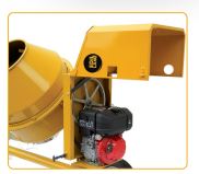 Bétonnière professionnelle avec cabine d'accès facile - EVO GG - EDIL LAME - Transmission à engrenages en fonte et cuve acier_2