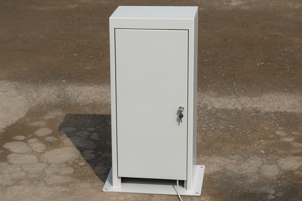 Borne de distribution d'énergie fixe ICEBERG - 50kg - version urbaine et marine - inox AISI 304/316_2