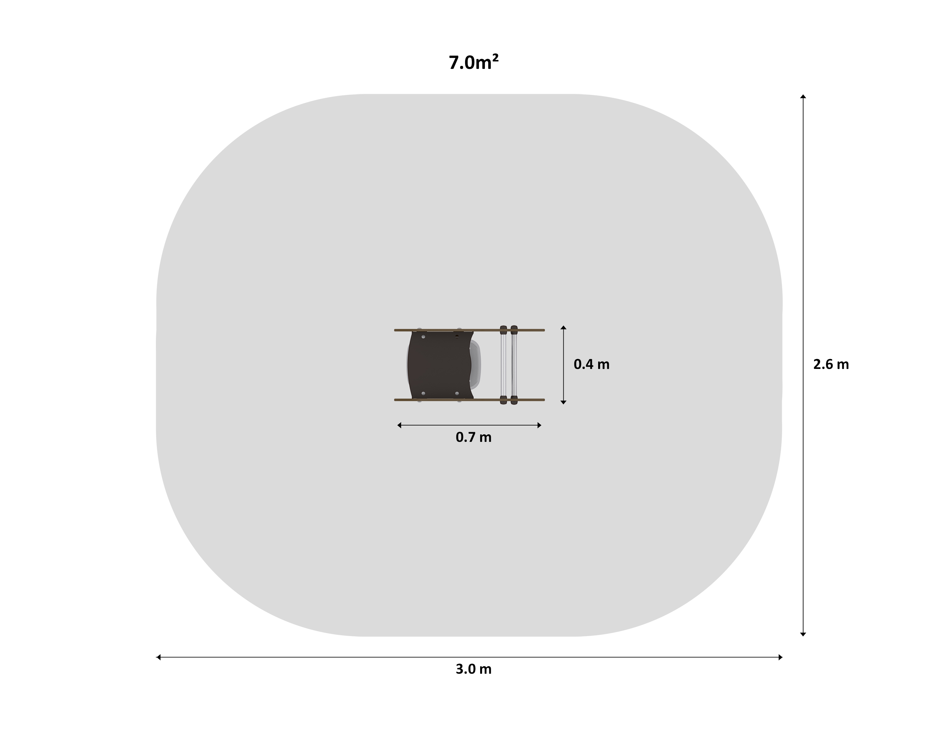 Jeu sur ressort Phyton 1 place - réf 8044682 - Hags - Vert - Fondation à enterrer_2