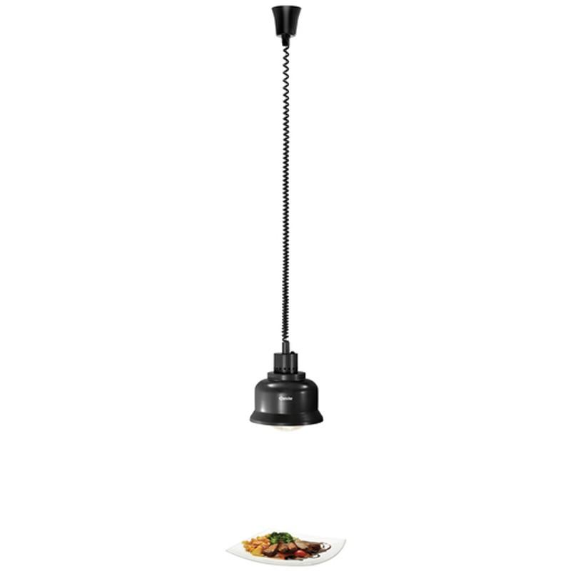 Lampes chauffantes rétractables buffets et comptoirs Noire | Bartscher - 114273_2