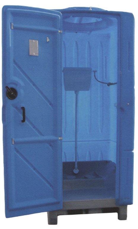 Toilette mobile raccordable aqua - 109 x 112 x 244 cm - Cuvette à la turque avec siphon et réservoir suspendu_2