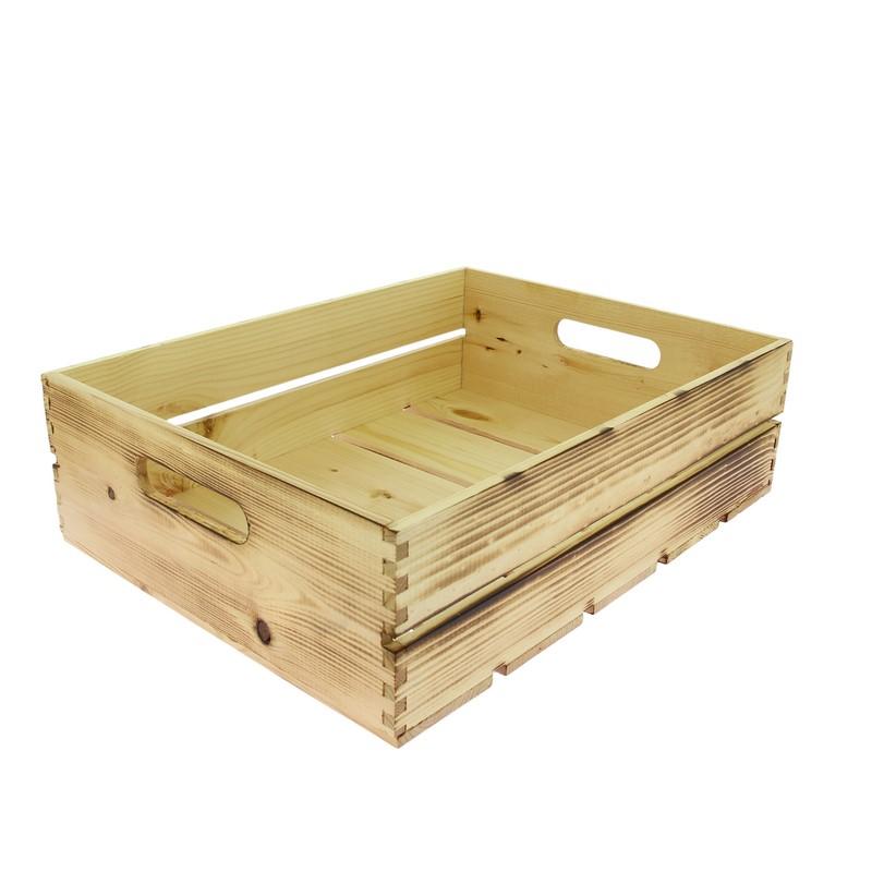 Cagette pin verni Fresca effet brulé 40x30 -_2