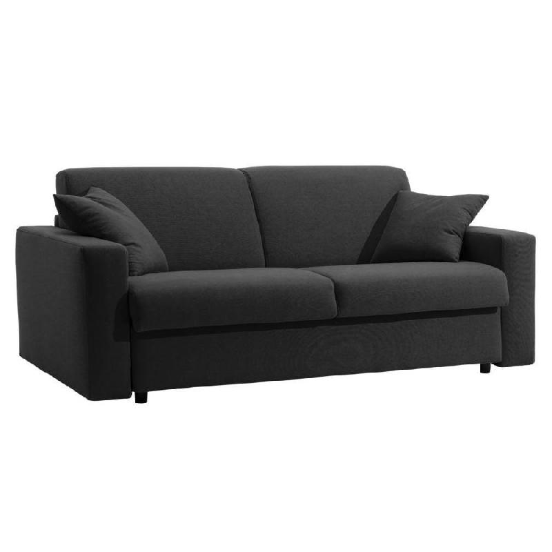 Canapé-lit Dreamer Express - sommier à lattes 120 cm - microfibre graphite - matelas 16 cm inclus_2