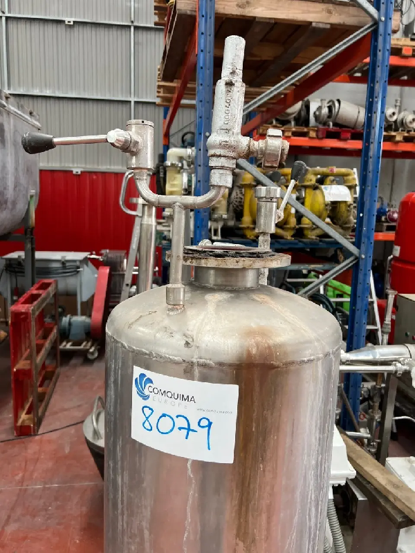 Cuve inox 130 litres usagé - référence : c8079_2