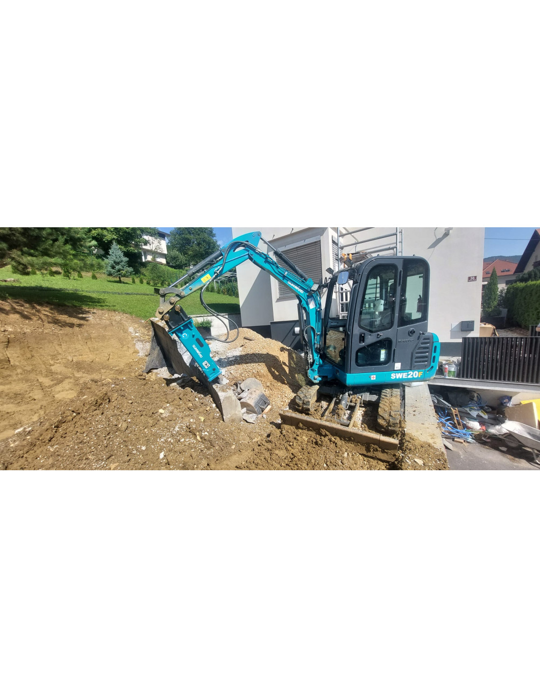 Mini-pelle fiable, performante et facile d'entretien - SUNWARD SWE 20F_2