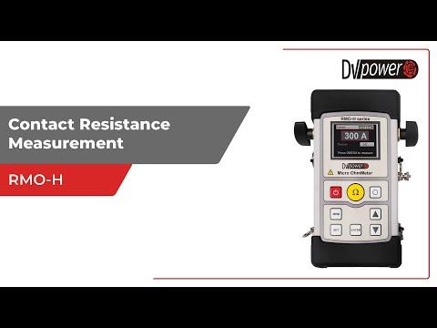 RMO-H-SERIE | Micro-ohmmètres portables DVpower série RMO-H - courant d'essai jusqu'à 300 A - tension jusqu'à 8.3 V CC - mesure de résistance de contact_2