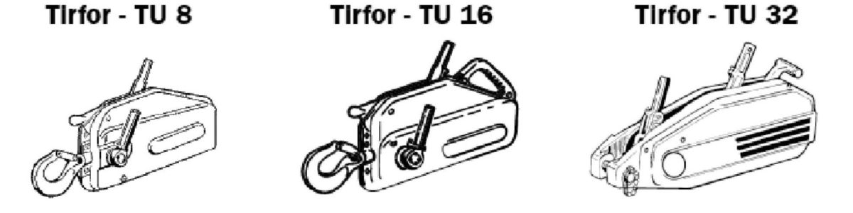 Treuil manuel à câble passant - Tirfor série TU - pas de limitation de longueur de câble_2
