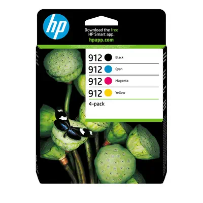 912 Pack de 4 cartouches d'encre Noir/Cyan/Magenta/Jaune authentiques_2