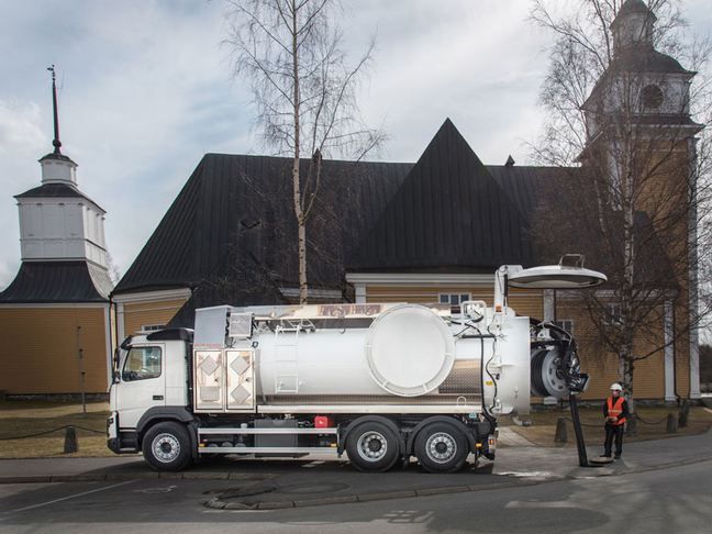 Combi Eur-Mark - Camion aspirateur Kaiser - 1 500 à 2 700 m³/h - Protection contre le gel et réservoir tank-in-tank_2