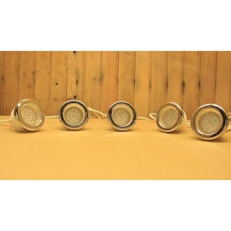 Kit de spots étanches IP68 - chromothérapie pour hammam, sauna, spa et balnéo_2