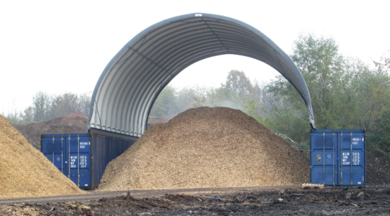 Tente de chantier ingénieux / pliable  / 6 x 9 x 5.80m_2