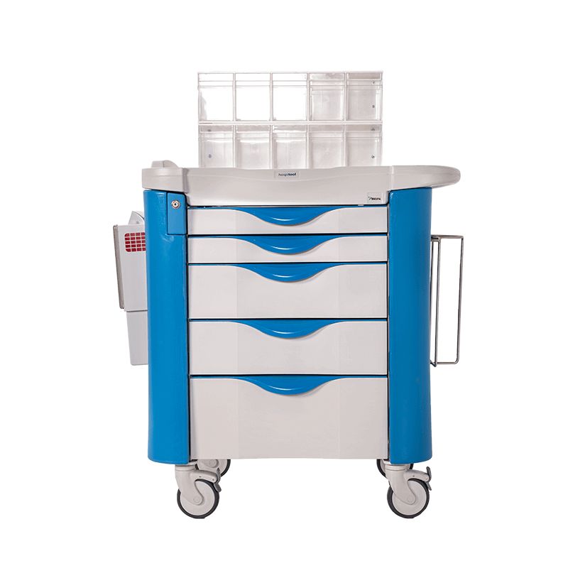 Chariot d'anesthésie - chariot médical Mespa Healthcare - profondeur 585 mm - structure polymère qualité médicale_2