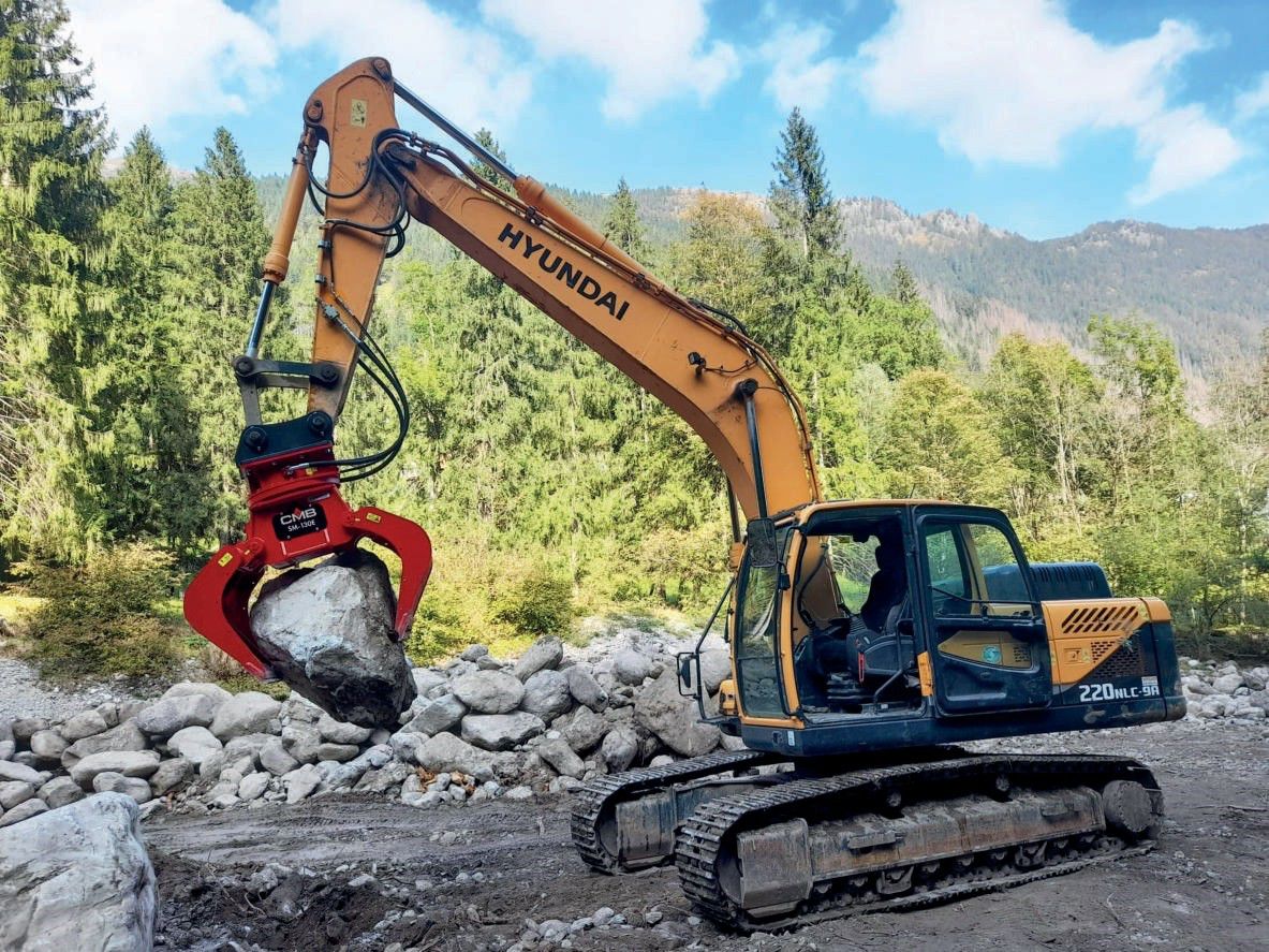 Pince de tri CMB SME - Tri, recyclage et démolition légère pour pelles de 3,5 à 60 t_2