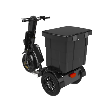 Triporteur électrique Cobrane T1 avec caisson Black Box - Charge 50 kg - Transport objets volumineux_2