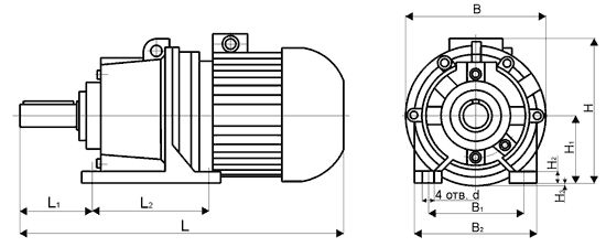 1мпз(mpz) - motoréducteurs à courant alternatif - réducteur-projet - couple nominal 63 - 78 nm_2