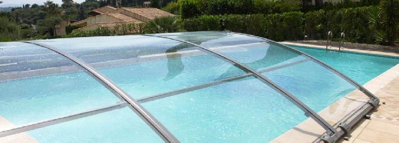 Abri piscine cristal / en polycarbonate et aluminium_0