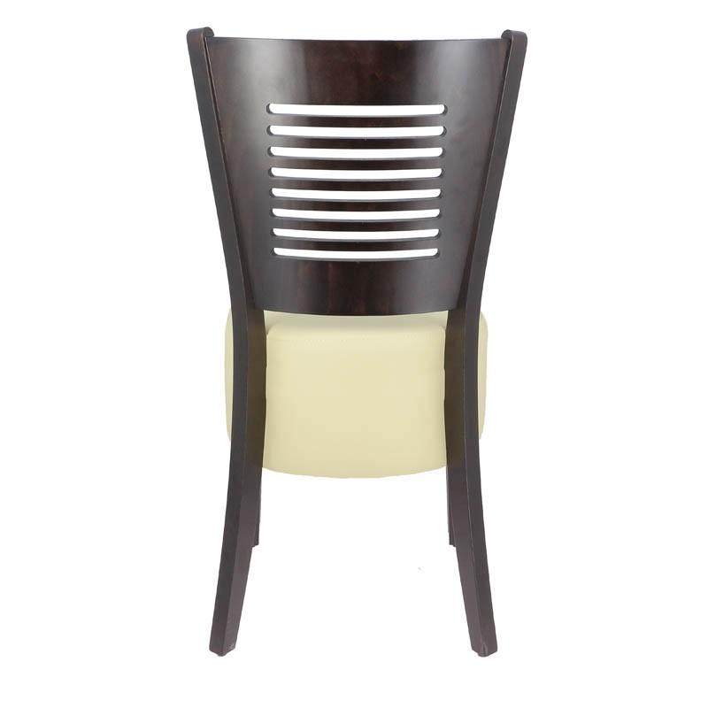 Chaise restaurant bois Amily - BEIGE_2