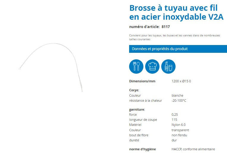 Ecouvillon 1,20m brosse nylon 0.25mm_2