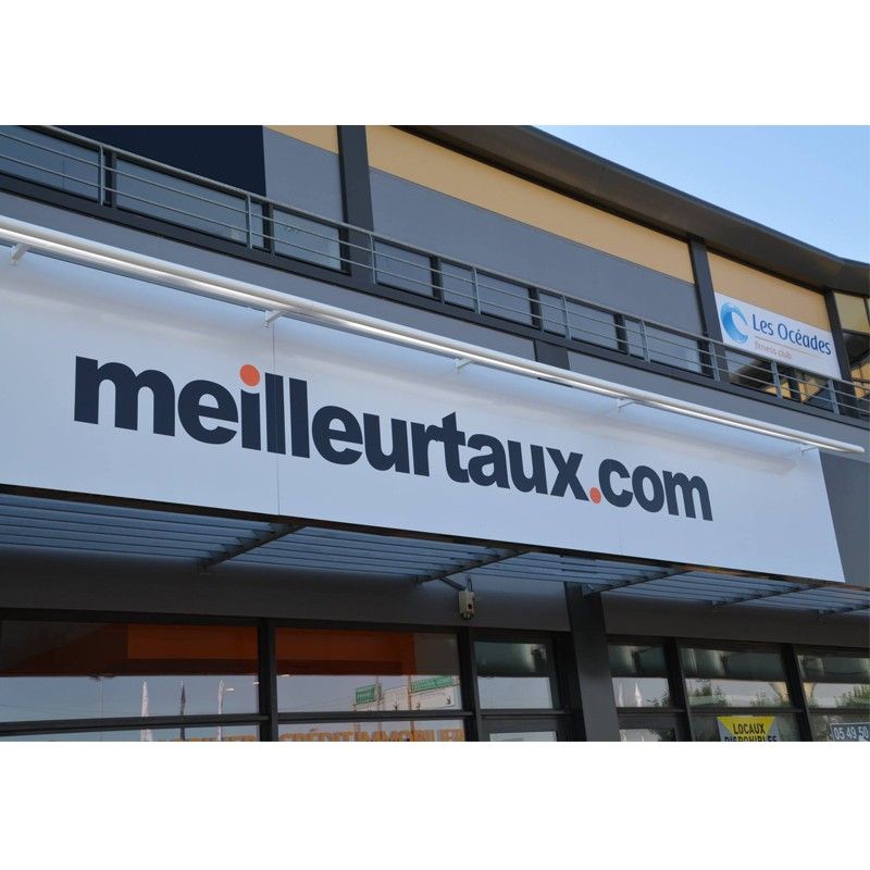 Panneau d'enseigne - Plaque Dibond imprimée avec logo ou visuel - Ma Belle Enseigne H20xl50 cm_2
