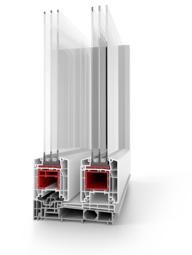 Porte coulissante lift-slide 85 mm - aluplast - haute efficacité énergétique et isolation acoustique_2