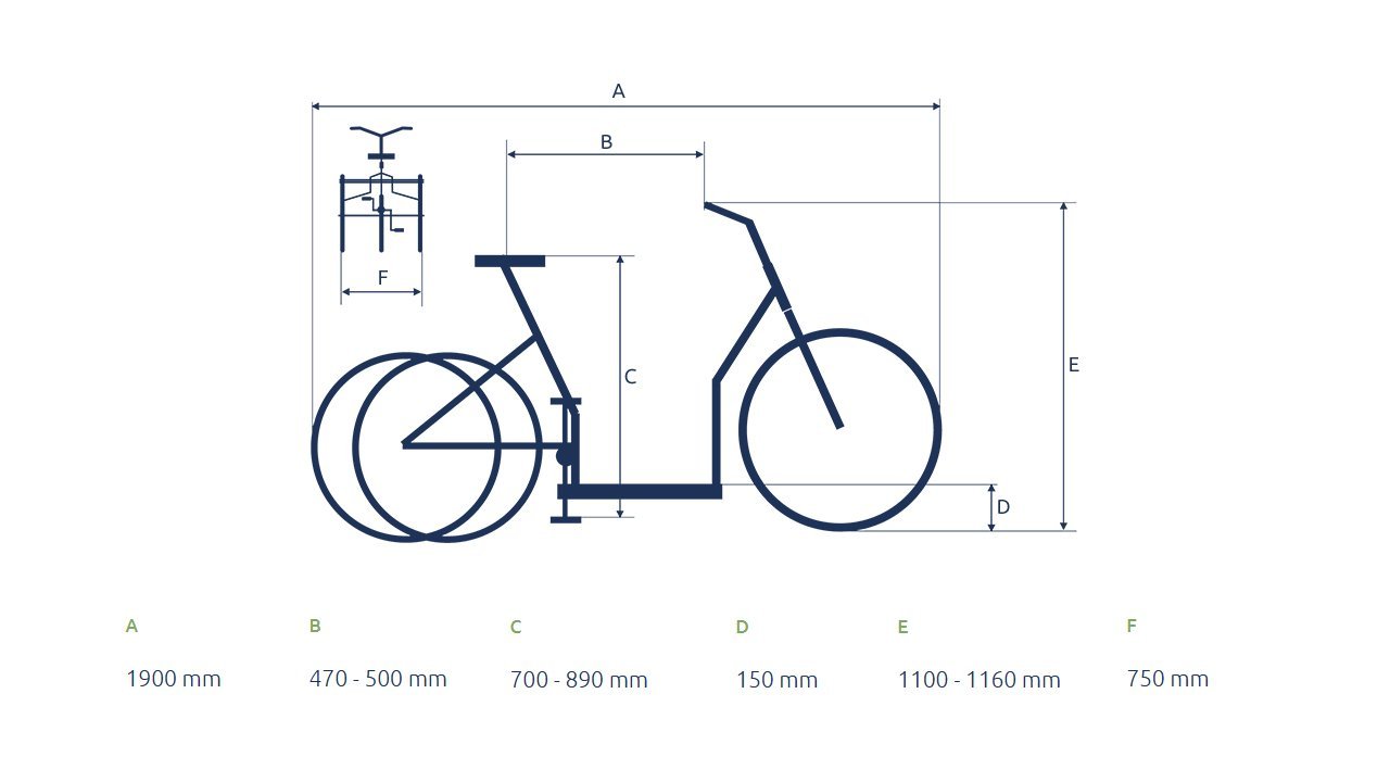 Tricycle Ally - Vélo pour personnes de petite taille avec pneus 24 pouces et équipements de sécurité_2