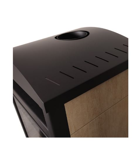 Poêle à bois Kalma Aqua Vario - Régulation électronique 11/7 kW - Compatible chauffage central - Rendement 80%_2