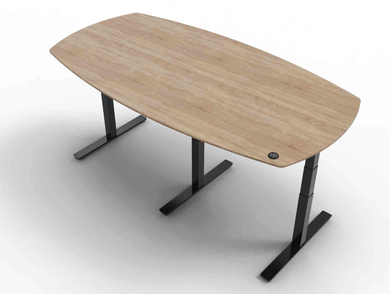 Bureau motorisé MEETDESK - idéal pour réunions dynamiques - Hauteur ajustable 65 à 130 cm - 2 moteurs - Garantie 5 ans_2