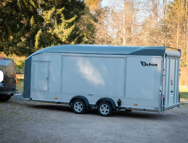 Remorque porte voiture fermé - Suspensions indépendantes - Debon Roadster 2000_2