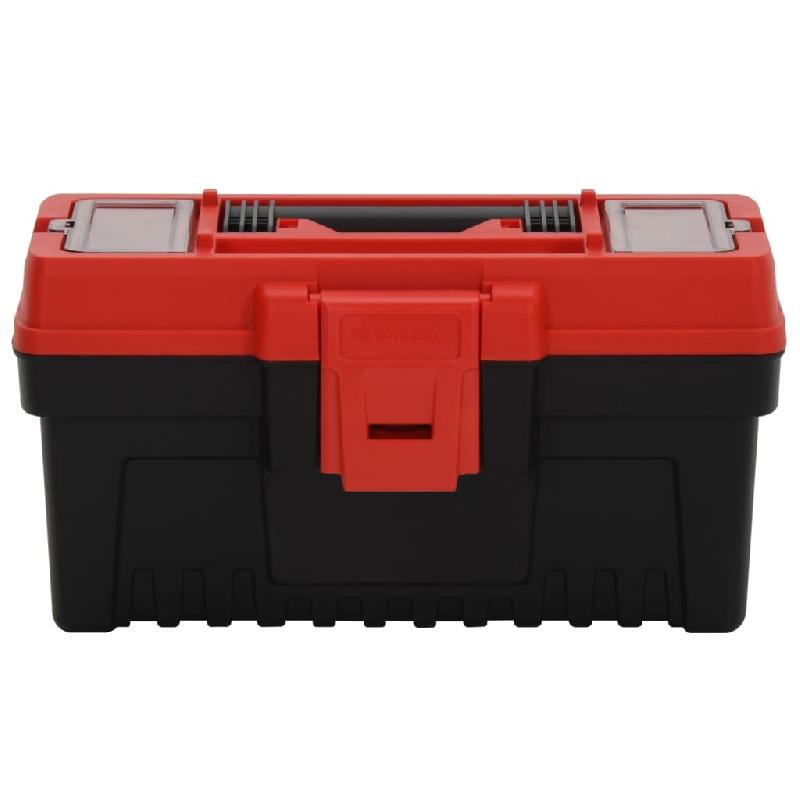 Vidaxl ensemble de boîtes à outils 2 pcs noir et rouge polypropylène 152102_2
