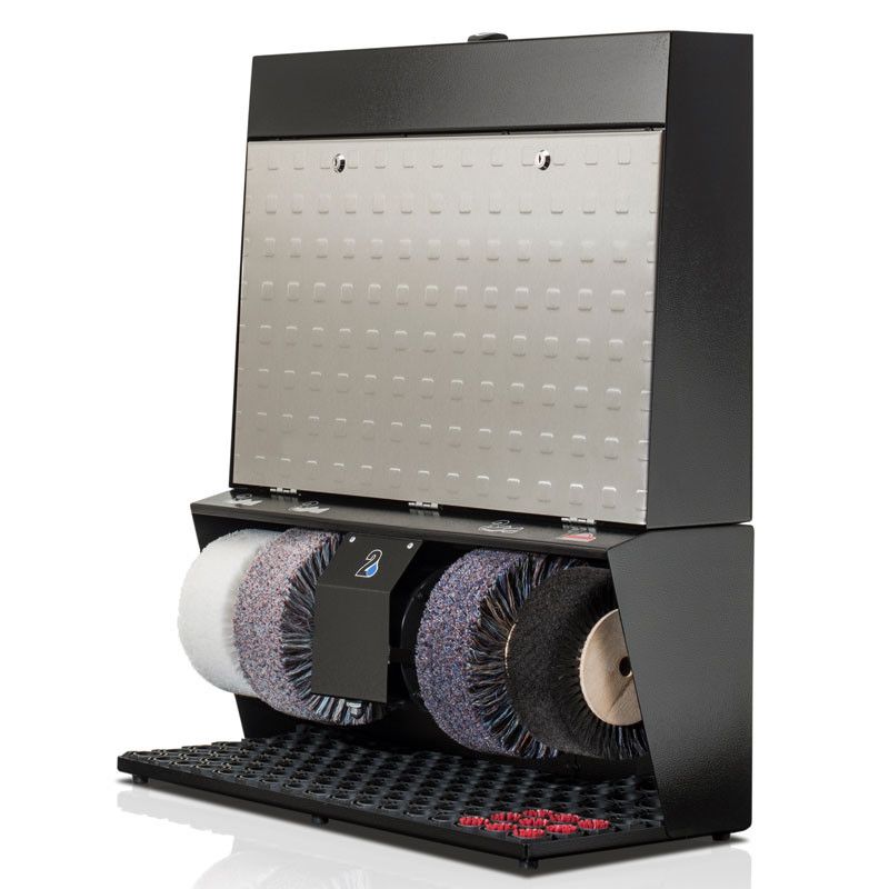 Cireuse à chaussures Super - Machine robuste et haut de gamme avec brosses en crin et fil de laine_2