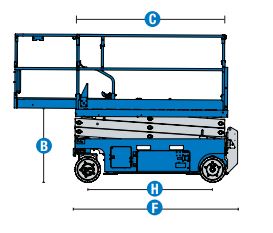 Élévateur de personnes GS-2632 - Hauteur de travail max 9,96 m - Poids 2 145 kg_2