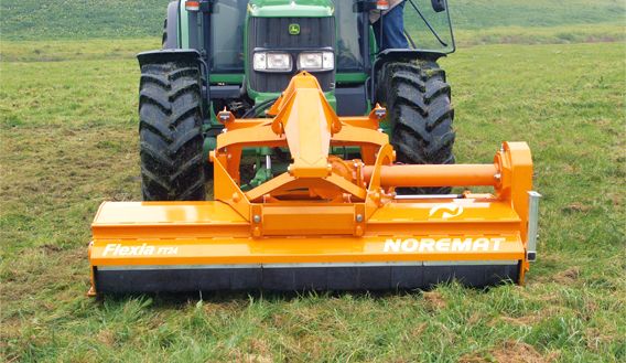 Flexia broyeur forestier - Noremat - largeur de coupe réelle 1.81 à 2.17 m - attelage frontal avec parallélogramme unique_2