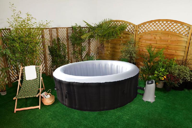 Spa gonflable rond BACHATA - 4 places - Ø 180 x H. 65 cm - 120 jets - Chauffage jusqu'à 41°C_2