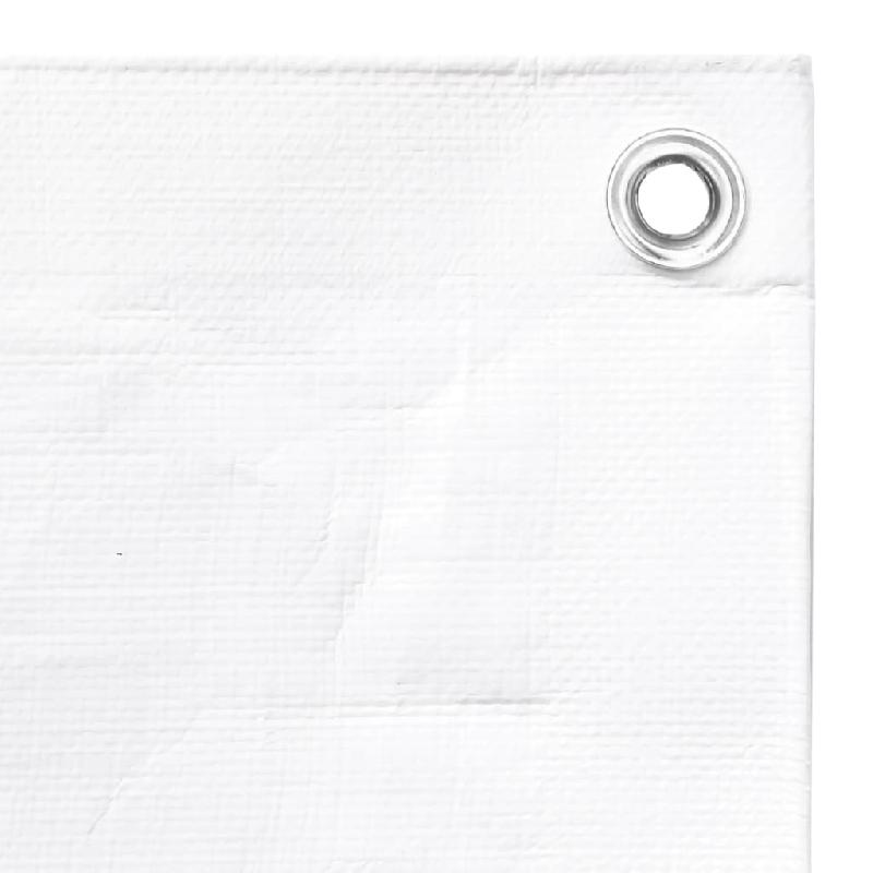 Vidaxl bâche 260 g/m² 3x5 m blanc pehd 151596_2