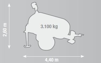 Vm 4002 afar15 - Treuil-freineuse hydraulique pour câbles aériens - Volta - Freinage max. 4500 daN_2