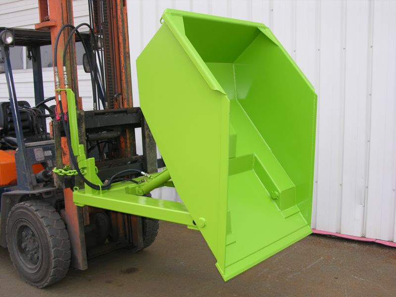 Pelle chargeuse basculement hydraulique - montage direct sur fourches - capacité 0.25 à 4 m³ - Goubard_2