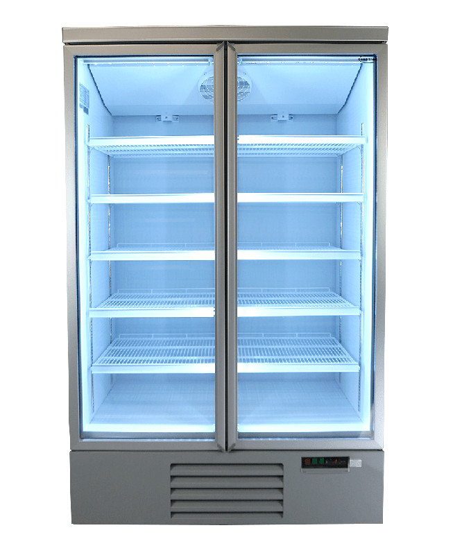 Réfrigérateur 2 portes en verre jde-1000r 7455.2200 COMBISTEEL_2