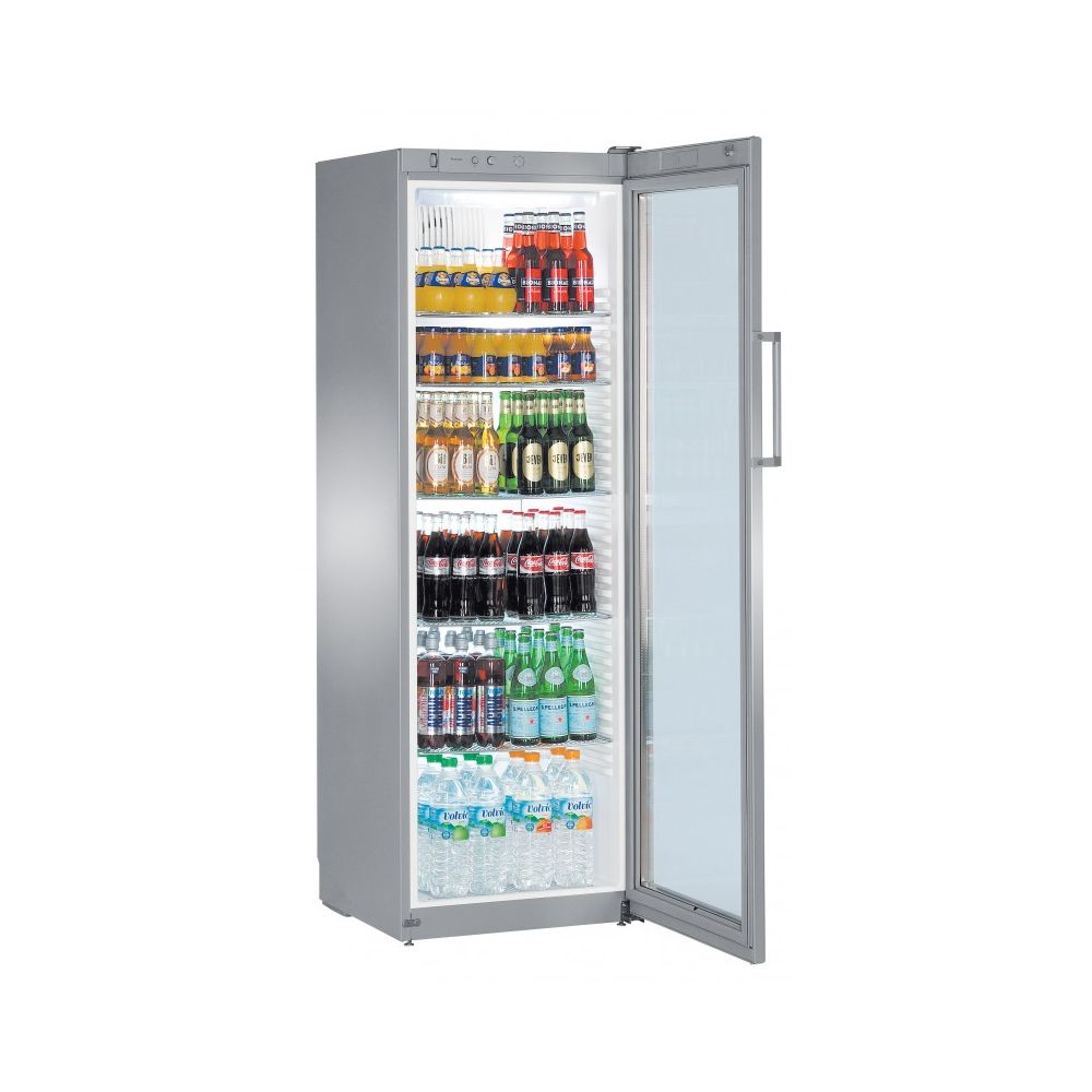 Réfrigérateur 388 litres inox porte vitrée - liebherr_0