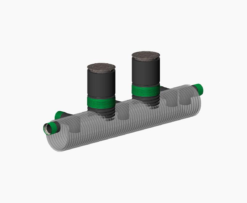 Unité de prétraitement des eaux pluviales par décantation - Soleno - capture des sédiments et hydrocarbures - modèle PEHD durable_2