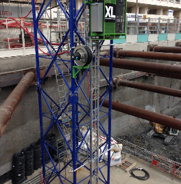 Ascenseurs de chantier série X-UP 200 - pignon-crémaillère, 24 m/min, anticorrosion_2