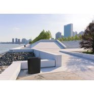 Btt302 - poubelle publique en béton HPC - mmcité 1 a.S. - intérieur galvanisé 120 l_3