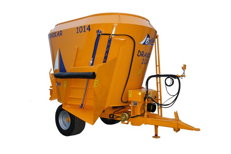 Drakkar monovis - Mélangeuse agricole Bélair - Capacité 8 à 16m3 - Vis verticale large et pesage électronique_2