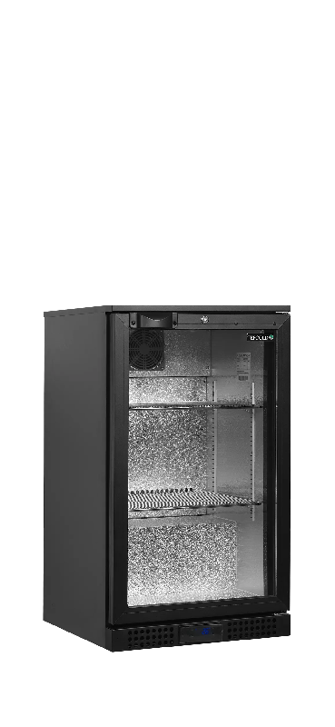 Arrière bar réfrigéré 1 porte BA6H noir TEFCOLD_2