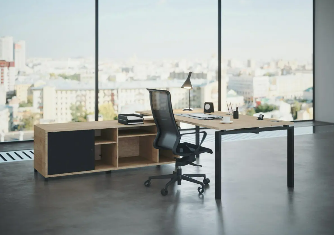 Bureau de direction haut de gamme et ergonomique pour espace professionnel_2