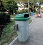 Corbeille publique TARBES - polyéthylène haute densité - Réf. 3103 - 50L_2