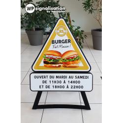 Panneau personnalisé Restaurant - gamme Innov ou Traduction - WP Signalisation_2
