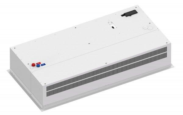 Rideau d'air encastré RBB 1000 A - Windbox BB - grille aluminium et ventilateurs EC silencieux_2