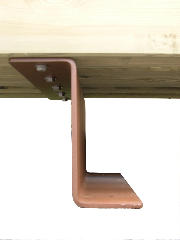 Banc KASTEL bois et acier_2