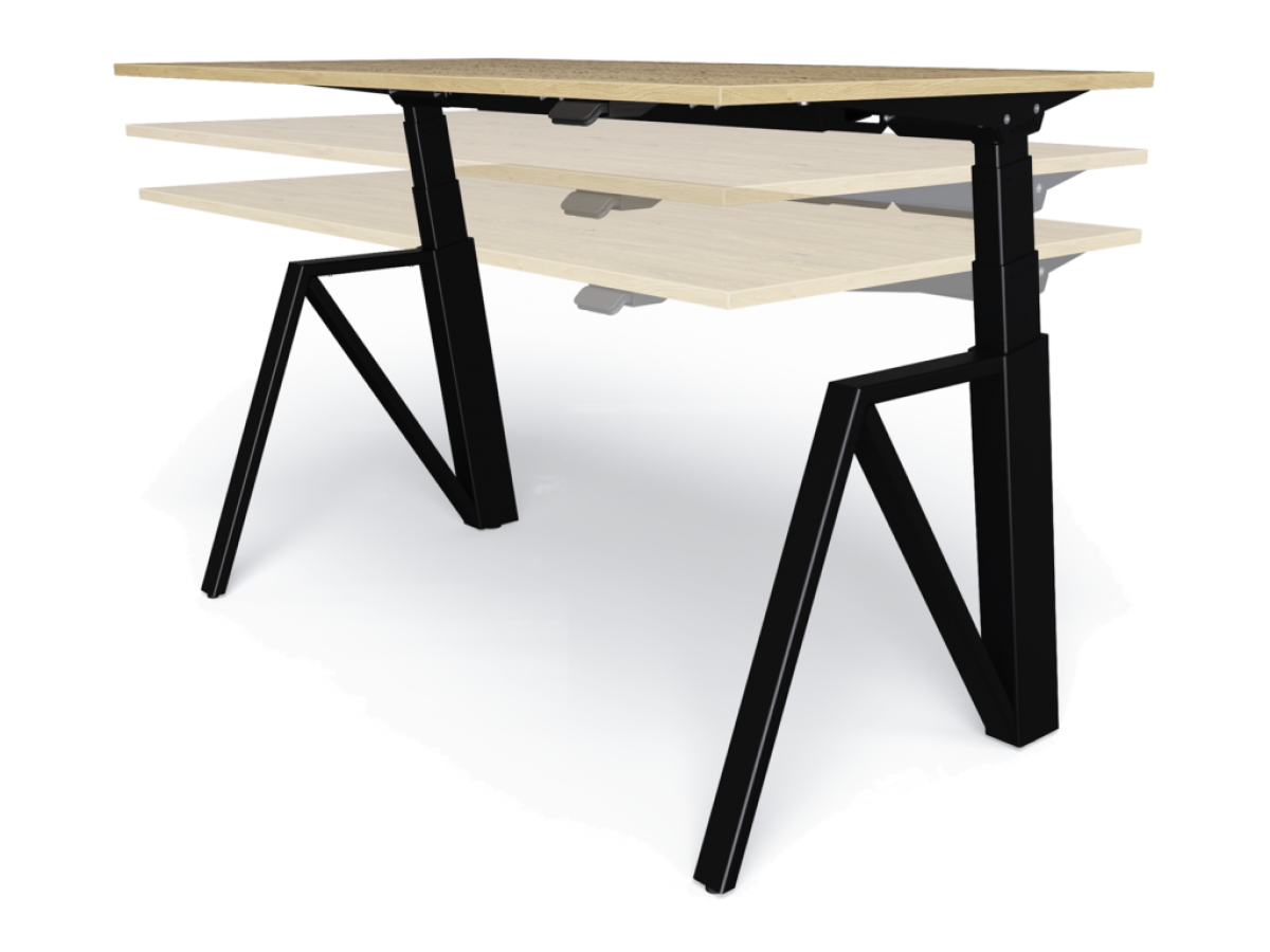 Bureau design réglable en hauteur - personnalisable et connecté - THEODORE_2